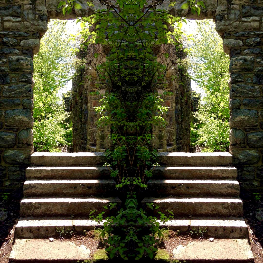 Doorway to the Fae, digital photography remix by Chris Kaplan